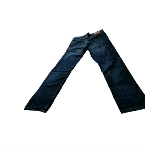 🎁 Mens Levis 502 Regular Taper Jeans Denim Distressed ripped Jeans size 29 X 29 - Picture 2 of 15